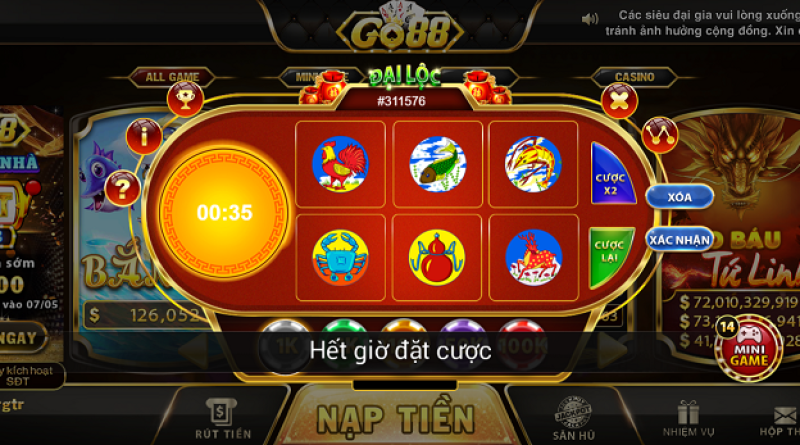 Luật chơi mini game Bầu Cua cho người chơi tại Go88 apk