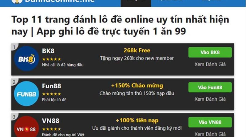 Trang đánh lô đề online uy tín MEZ review gì?