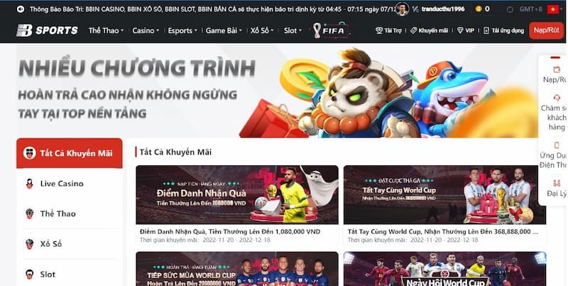 Kho trò chơi cá cược trực tuyến hấp dẫn tại Bsports