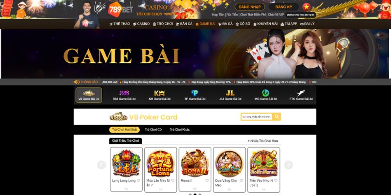 Game bài Poker hấp dẫn