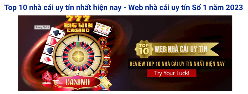 Web nhà cái uy tín là trang tin tức nổi tiếng chuyên review về các nhà cái trực tuyến