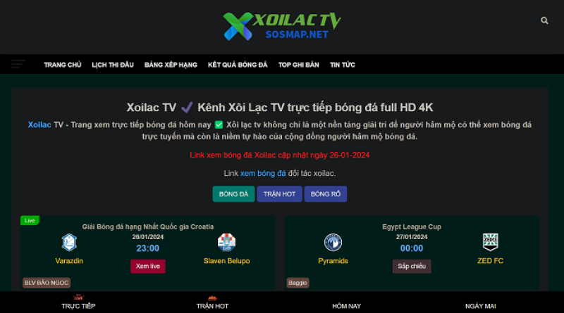 Xoilac TV – Cho bạn trải nghiệm trên cả tuyệt vời