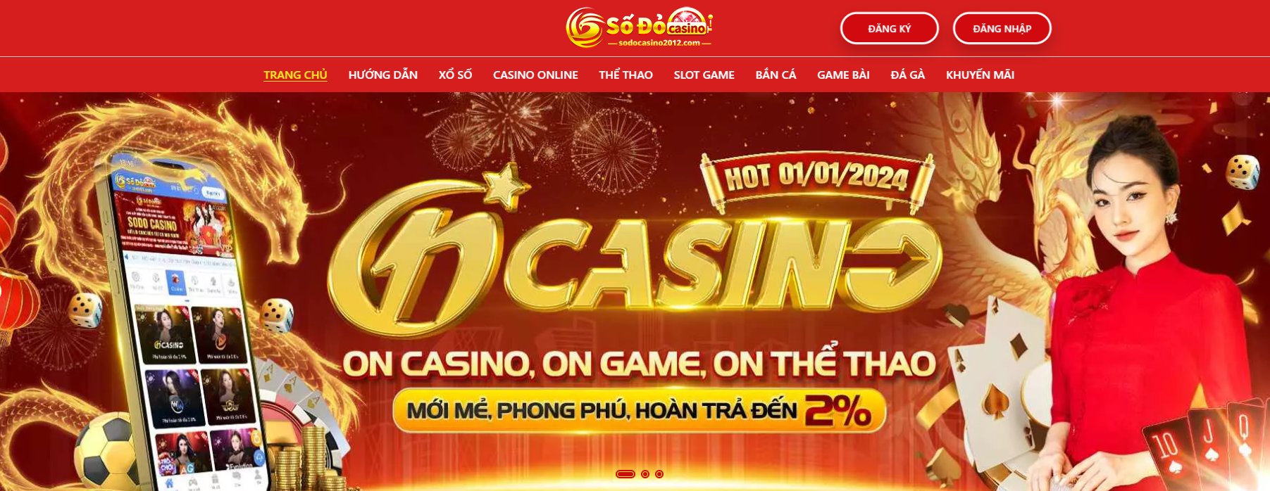 SODO cung cấp đa dạng các loại hình casino