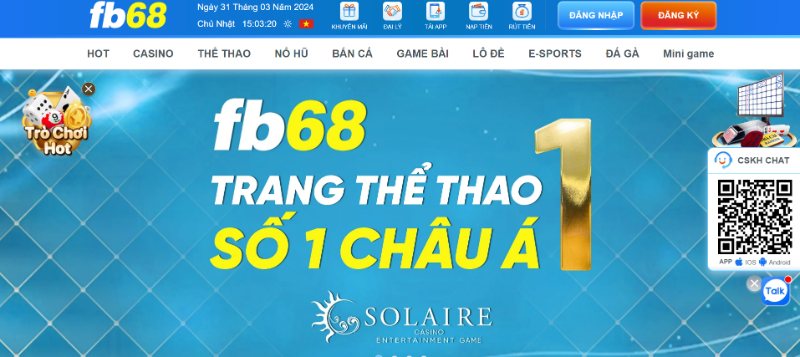 Ứng dụng của nhà cái Fb68 là sự lựa chọn hoàn hảo dành cho anh em 