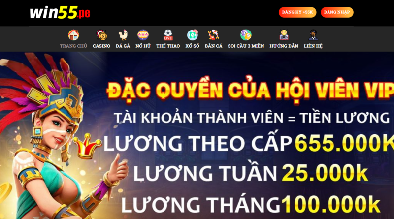 Win55 PE | Link Đăng Ký Win55 Mới Nhất 2024