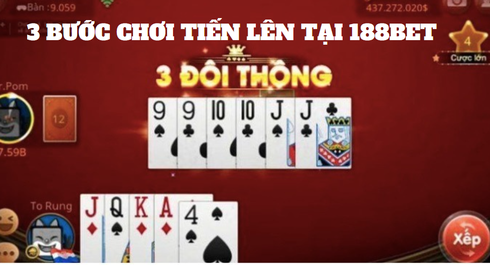 3 bước đơn giản để hội viên trải nghiệm tại 188bet