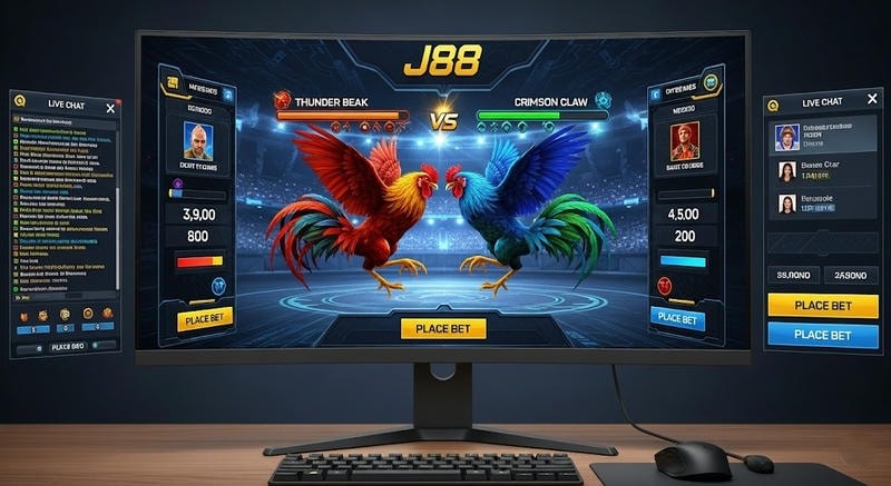Lợi ích tham gia đá gà trực tuyến trên J88
